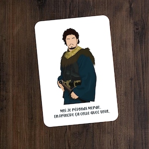Leodagan, Kaamelott, carte illustrée