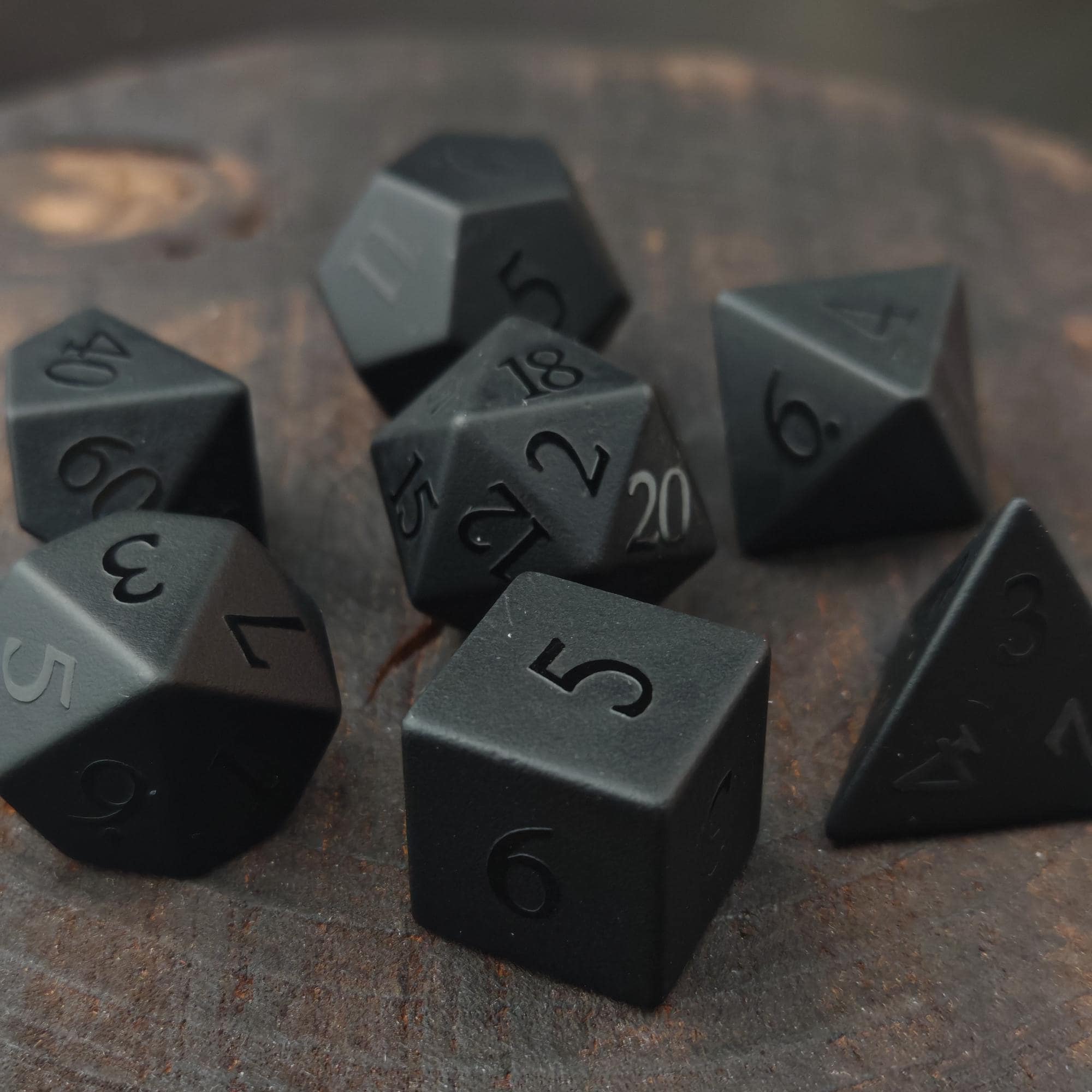 Dés polyédriques à huit faces, 10 pièces - dés numériques 23mm dés