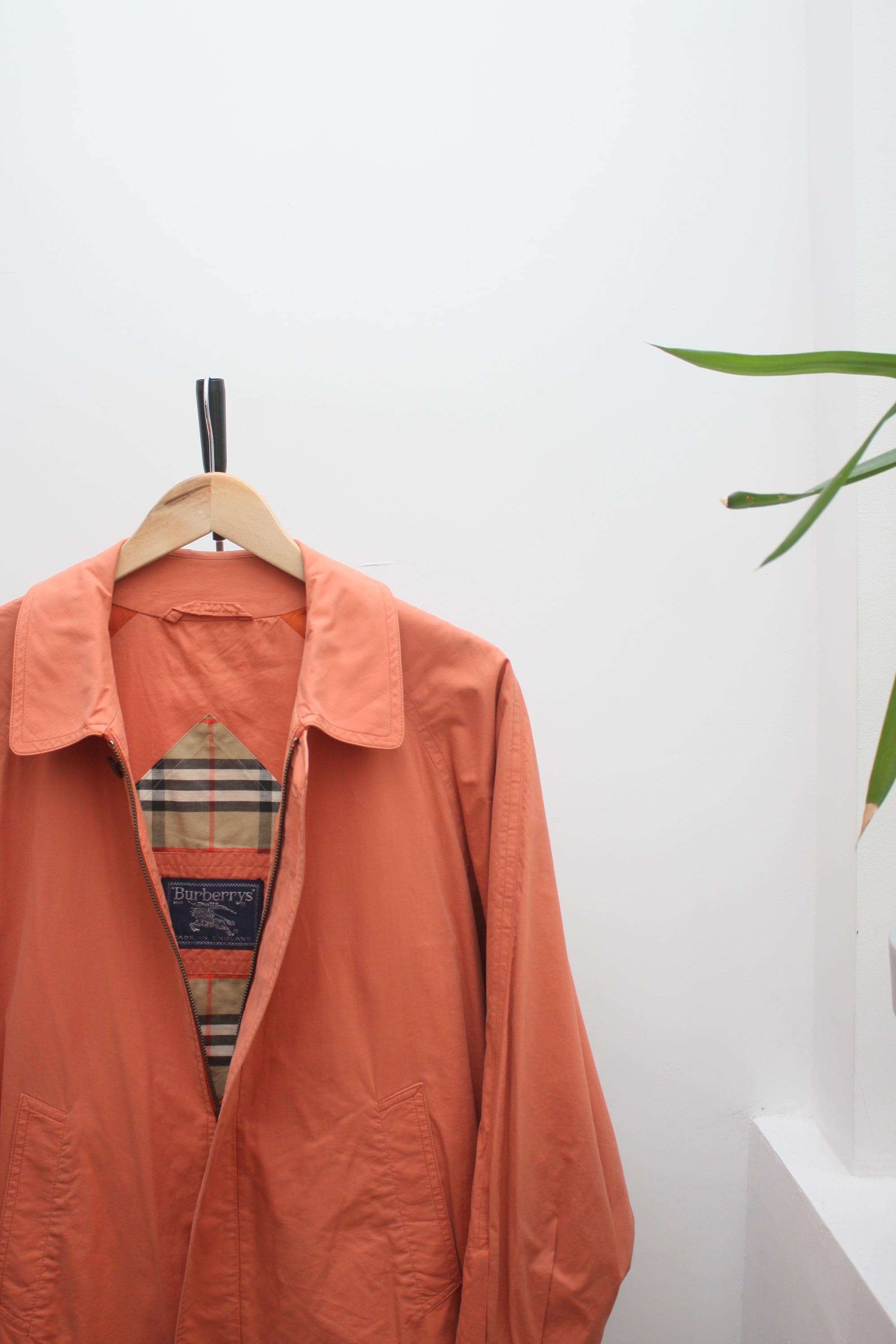 Orange Burberry Coat - Etsy