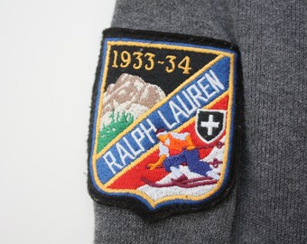 Polo Ralph Lauren 1933-34 Ski Patch Snap-t Pullover XL - Etsy