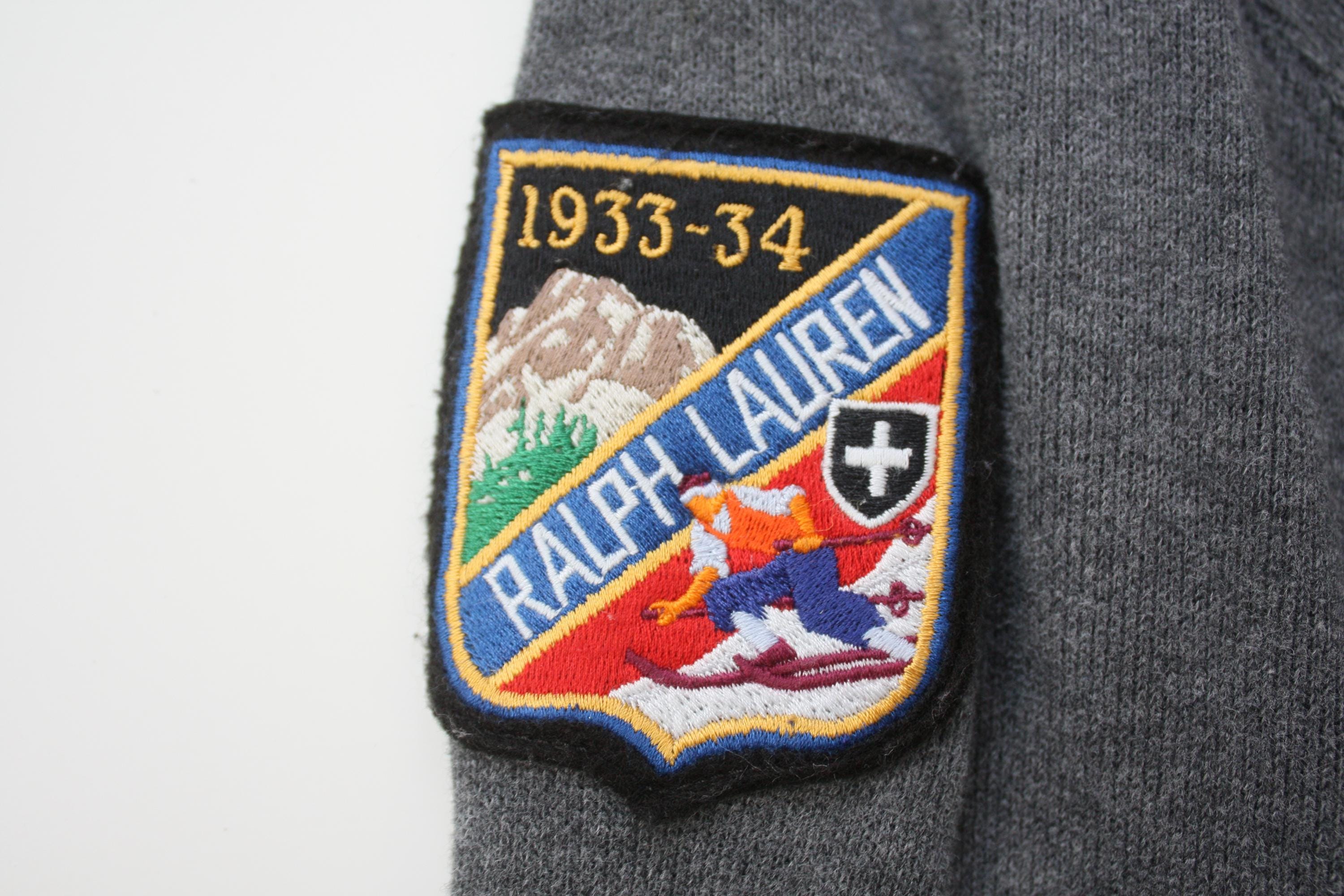 Polo Ralph Lauren 1933-34 Ski Patch Snap-t Pullover XL - Etsy