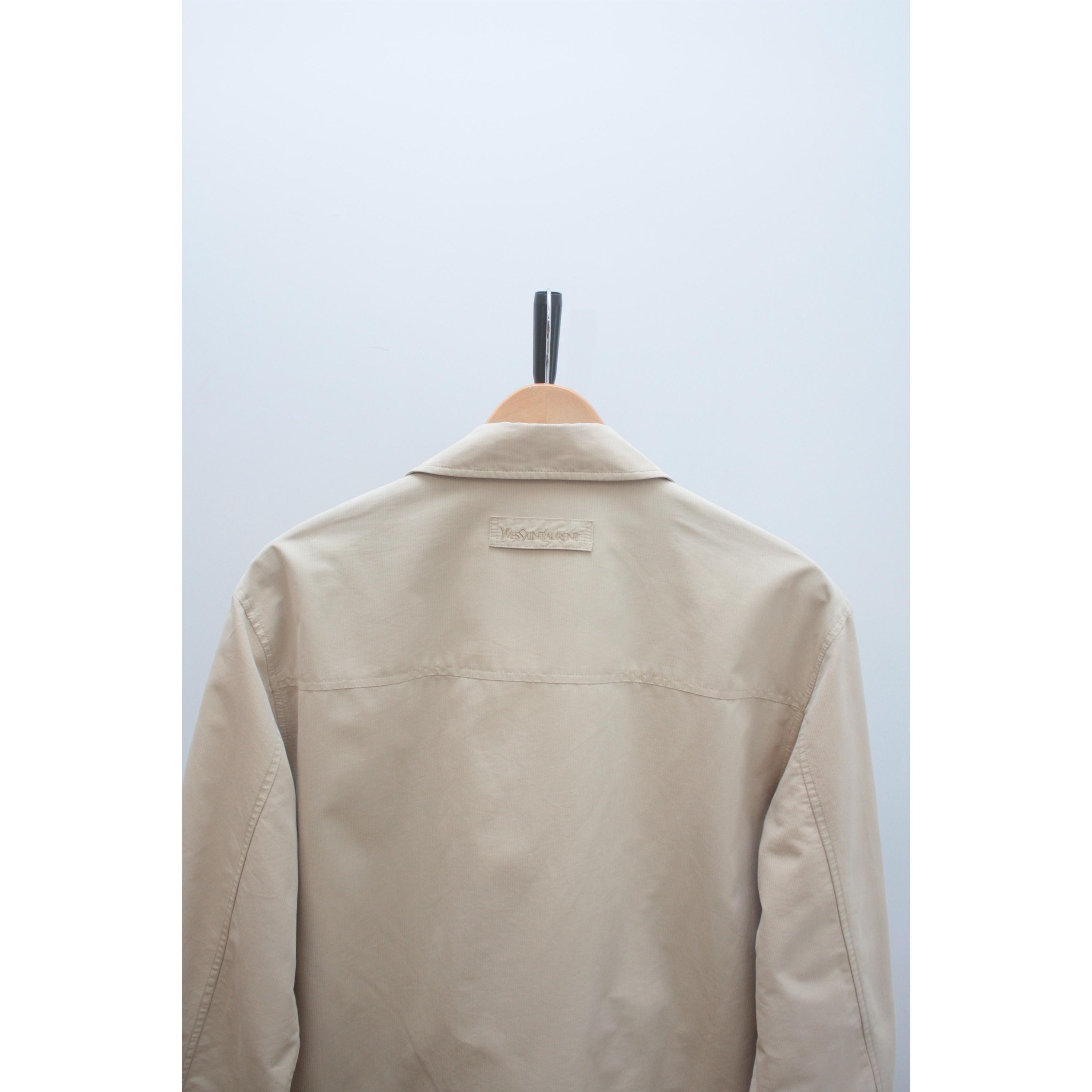 Yves Saint Laurent Vintage Beige Lightweight Jacket Men's - Etsy