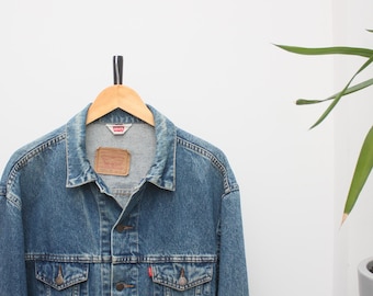 ジャケット・アウター 90s Levi's 70507-0218 Denim Jacket Vtg 80s 90s Levi's 70507 0218 Denim Trucker Jacket Medium Wash