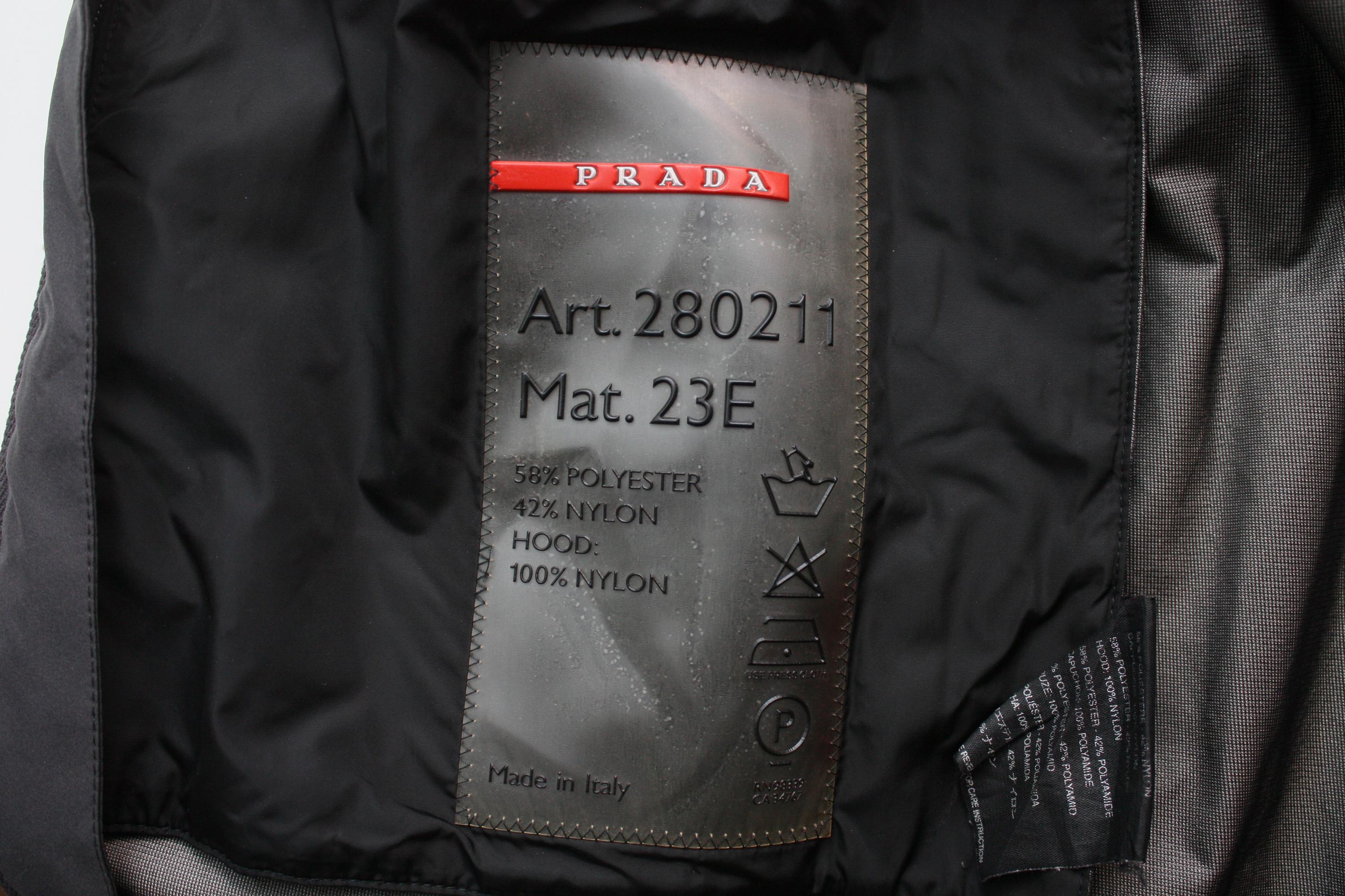 Prada Gore-tex Dark Grey Trench Coat Men's 48 Made in Italy - Etsy