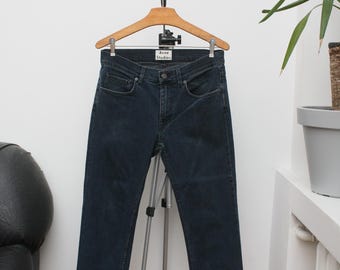 Acne Ace Blu / Nero 32/32 Denim elasticizzato