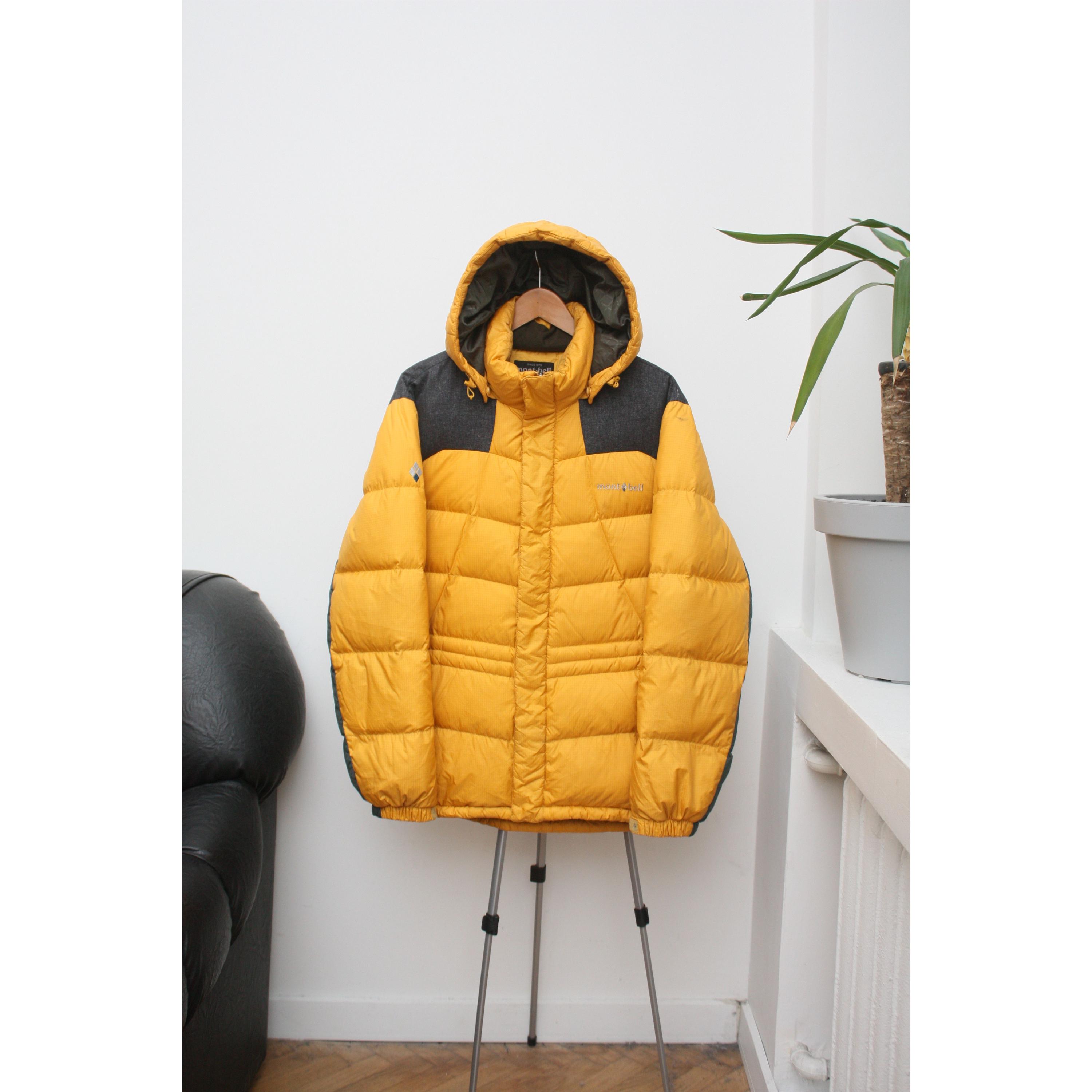 Montbell Yellow Puffer Down Jacket Men's Large - Etsy