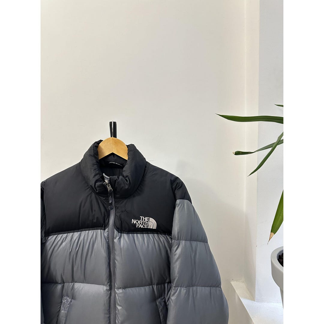 puffer jacket the north face 1992 nuptse asphalt grey