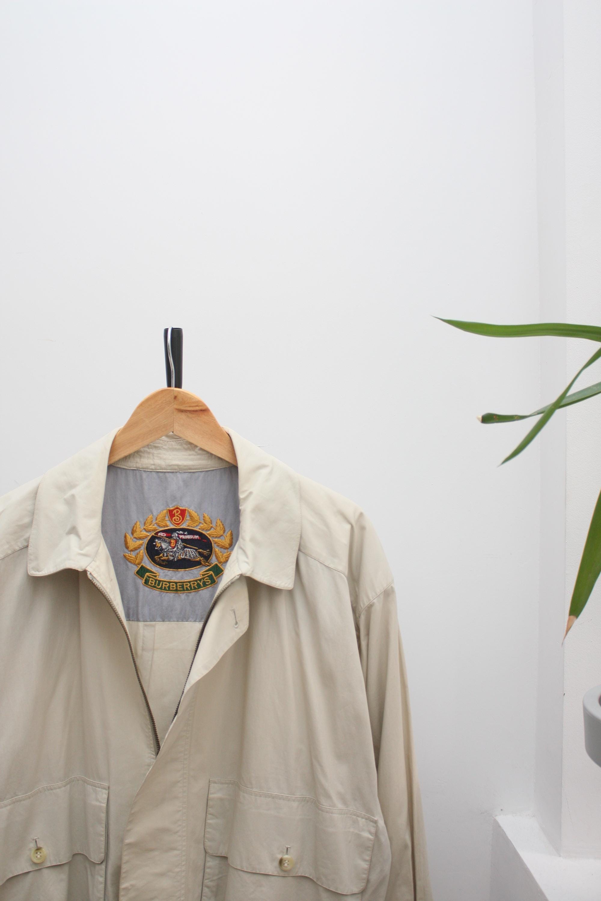 Burberry's Beige Vintage Bomber Jacket Men's Medium - Etsy UK
