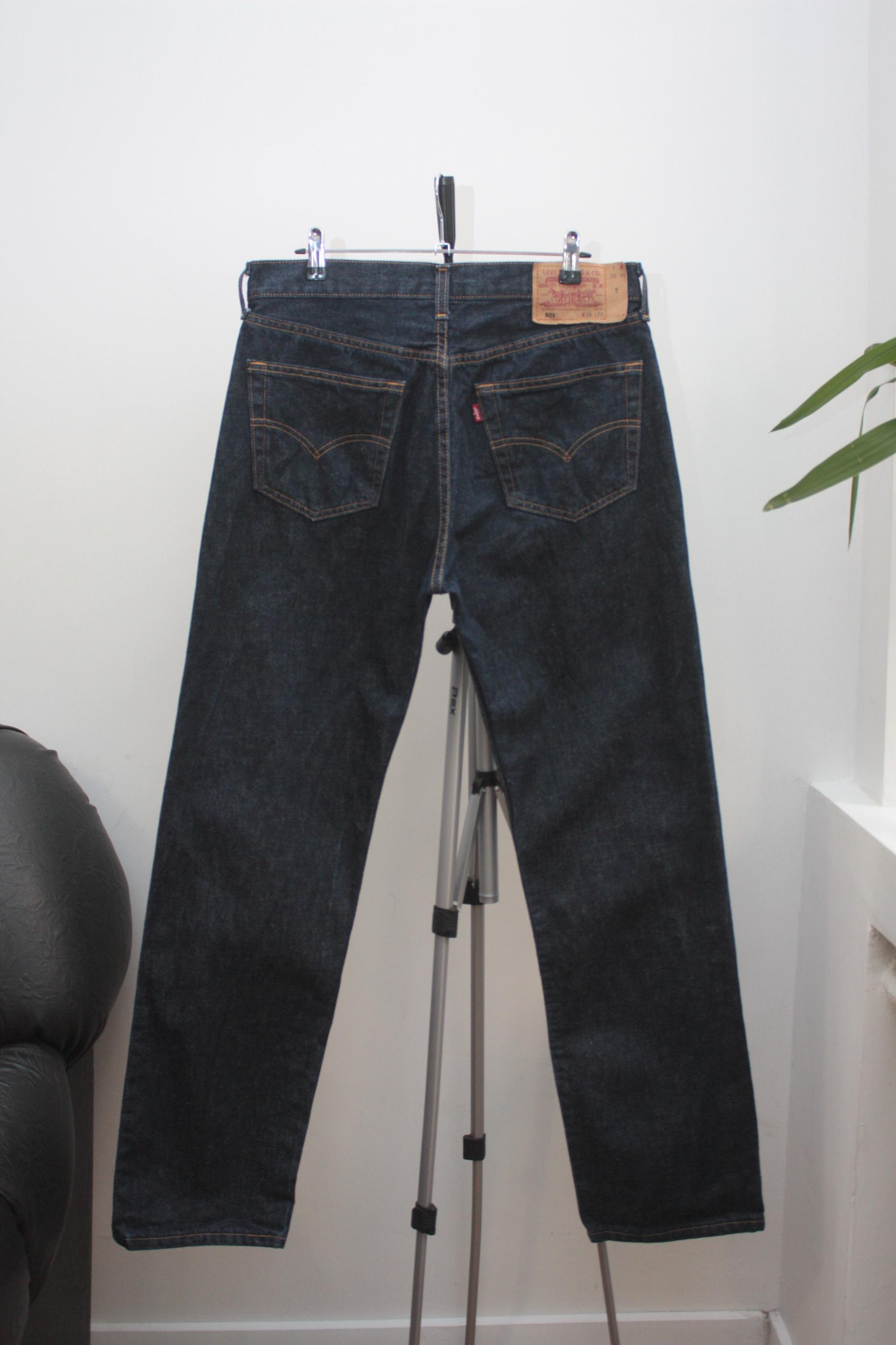 Levi's 501 Vintage Denim Jeans W34L32 Made in Spain - Etsy