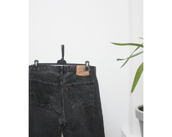 Vintage Levi's 501 W38 L32 Black RARE Levis 501 Black Men Women