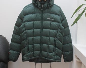 5424 MONT-BELL EX800 WINDSTOPPER ダウンジャケット メンズ L サイズ 正規