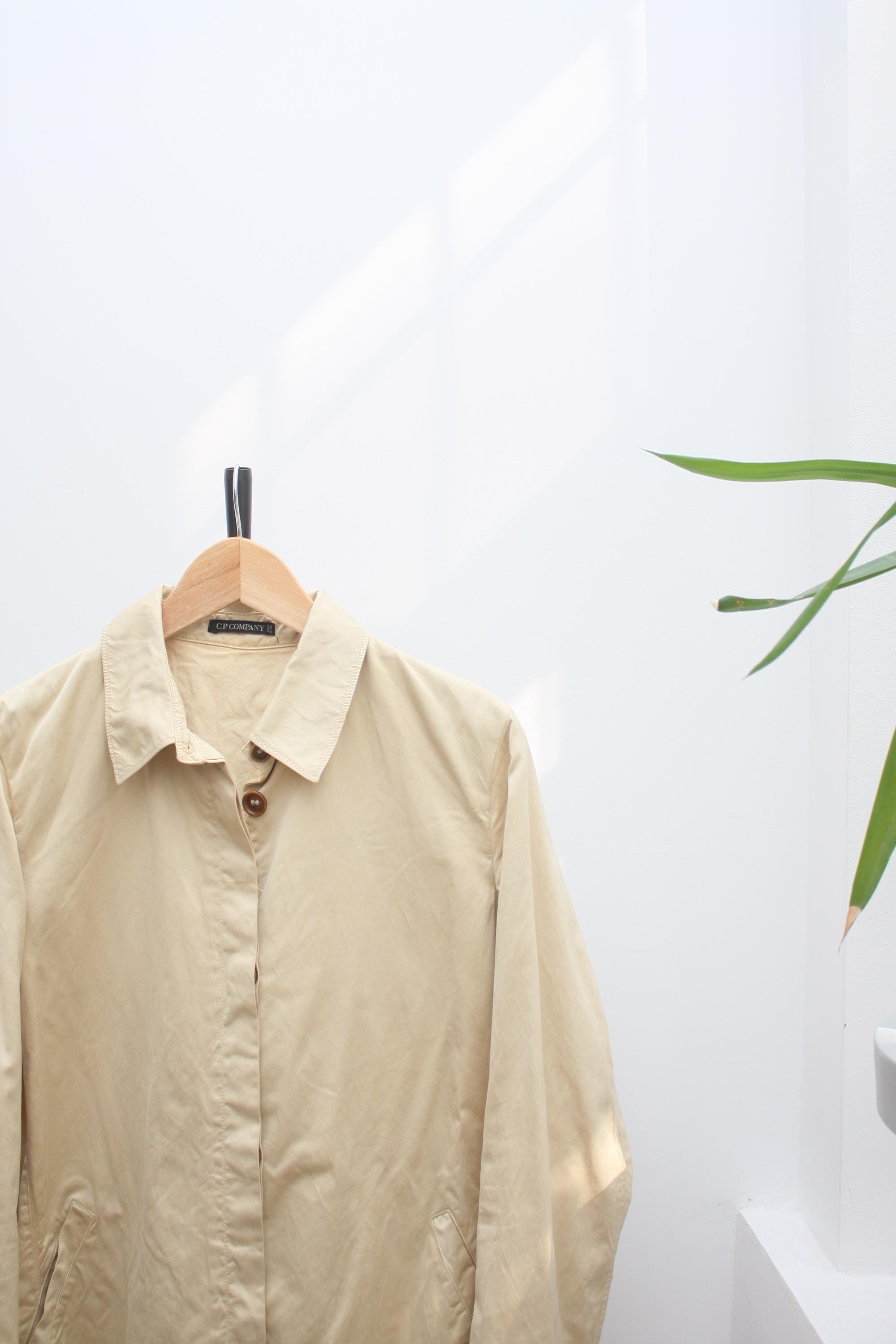 C.P. Company, C.P. Company Beige Vintage Trench Coat Women's 42 SS2002