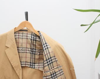 Burberrys Loden Coat in Forest Green | With Classic Checkered