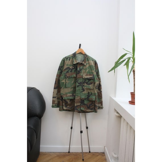 アメリカ陸軍ウッドランドヴィンテージコンバットジャケット - Etsy 日本