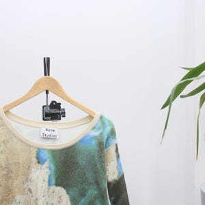 Acne Studios Avedon Printed Sweatshirt Made In Portugal