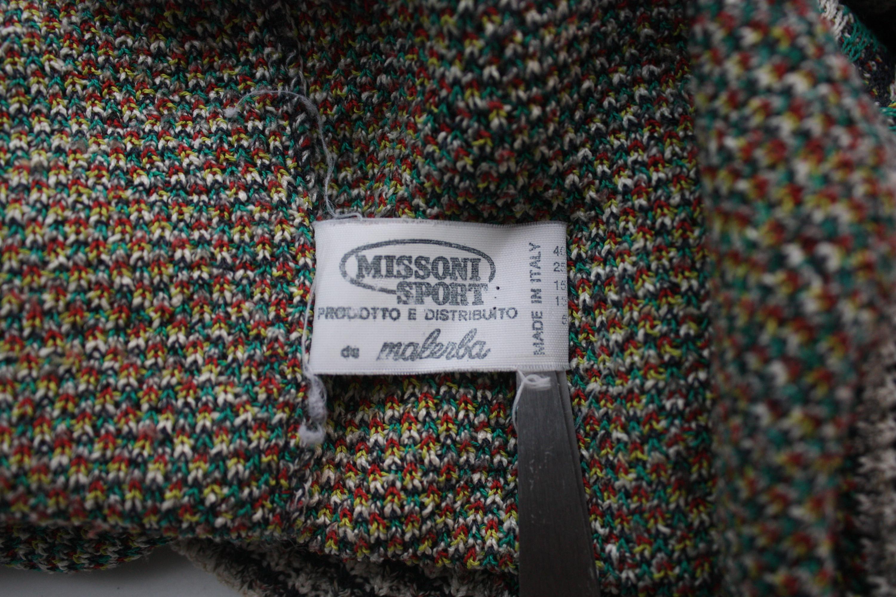 Missoni Sport Vintage Knitted V-neck Cardigan Women's 38 - Etsy