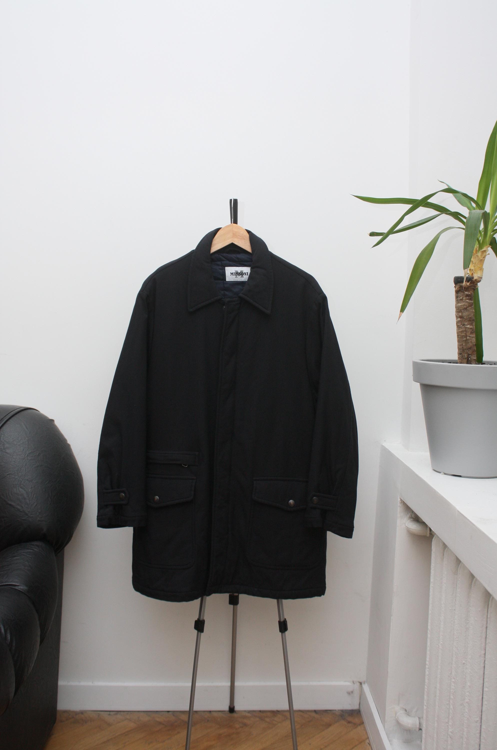 Missoni Vintage Black Heavy Coat Men's Made in Italy - Etsy UK