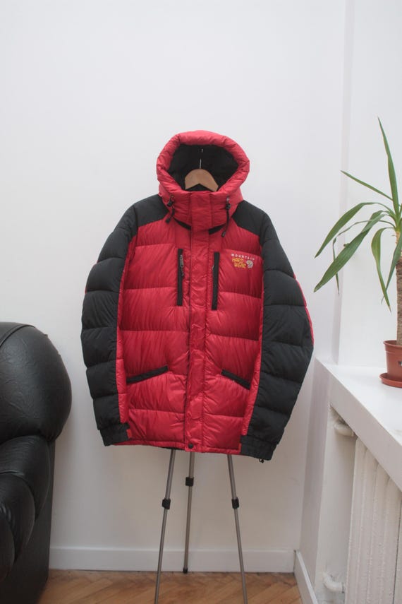 Mountain Hardwear Red Puffer Down Jacket Men's Medium - Etsy