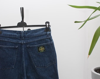 Stone Island Vintage Denim Blue Jeans W28 Made In Italy