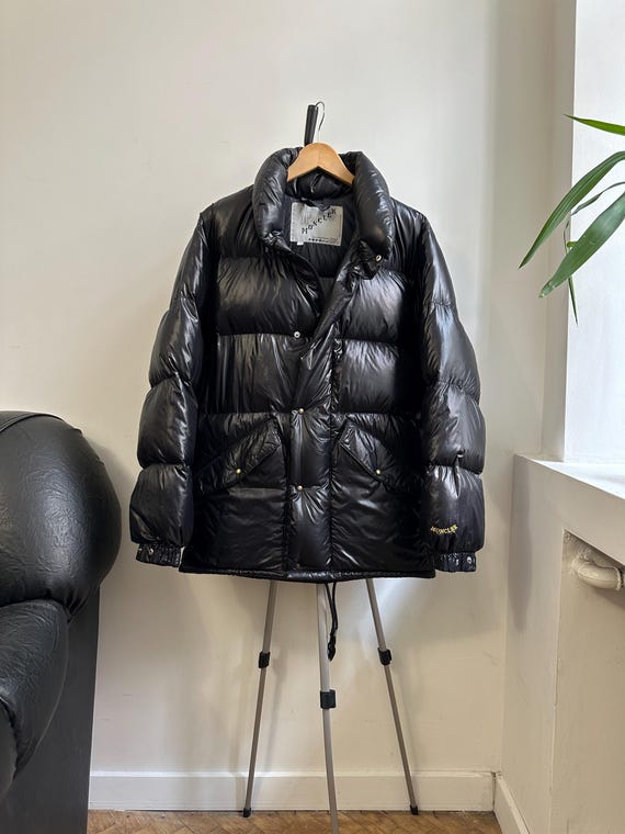 Moncler Grenoble Vintage Black Puffer Down Jacket - Etsy