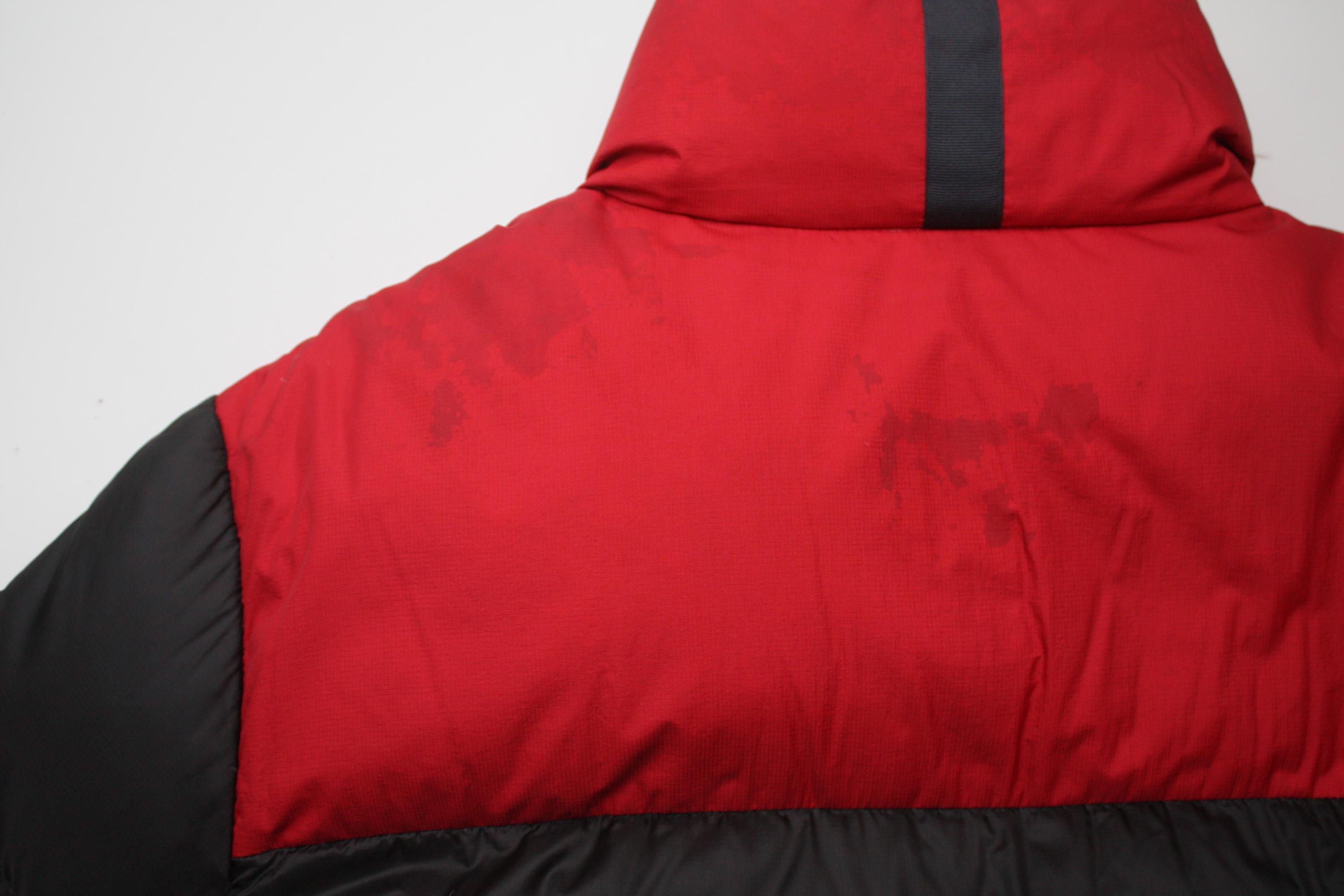 Montbell Black Red Puffer Down Jacket Men