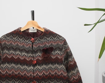 Missoni Donna Vintage abstracte veelkleurige jas dames