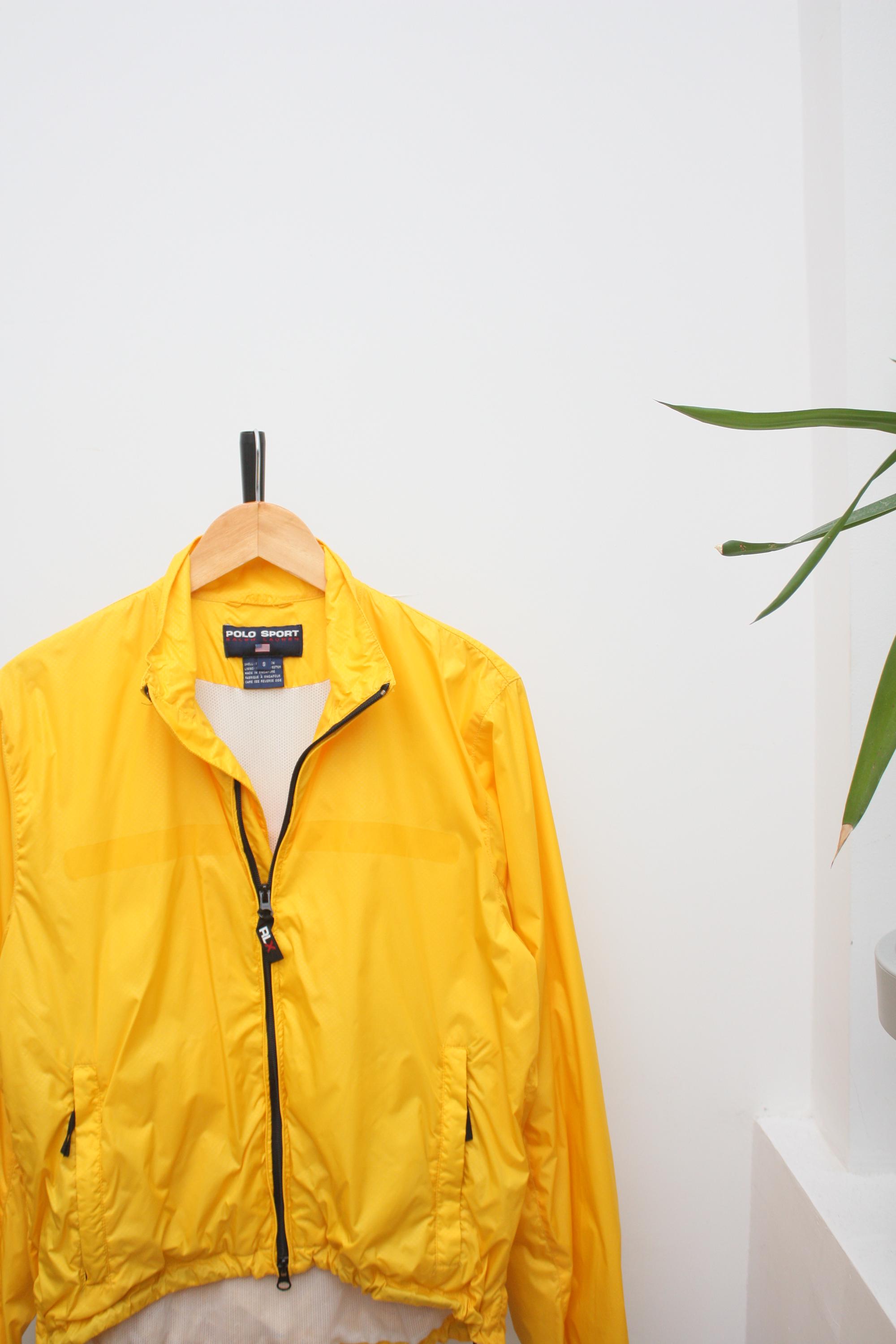 RLX Polo Sport Ralph Lauren Yellow Windbreaker Jacket Small - Etsy