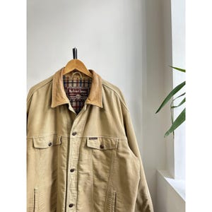 Marlboro Classics Beżowa Kurtka Vintage XXL