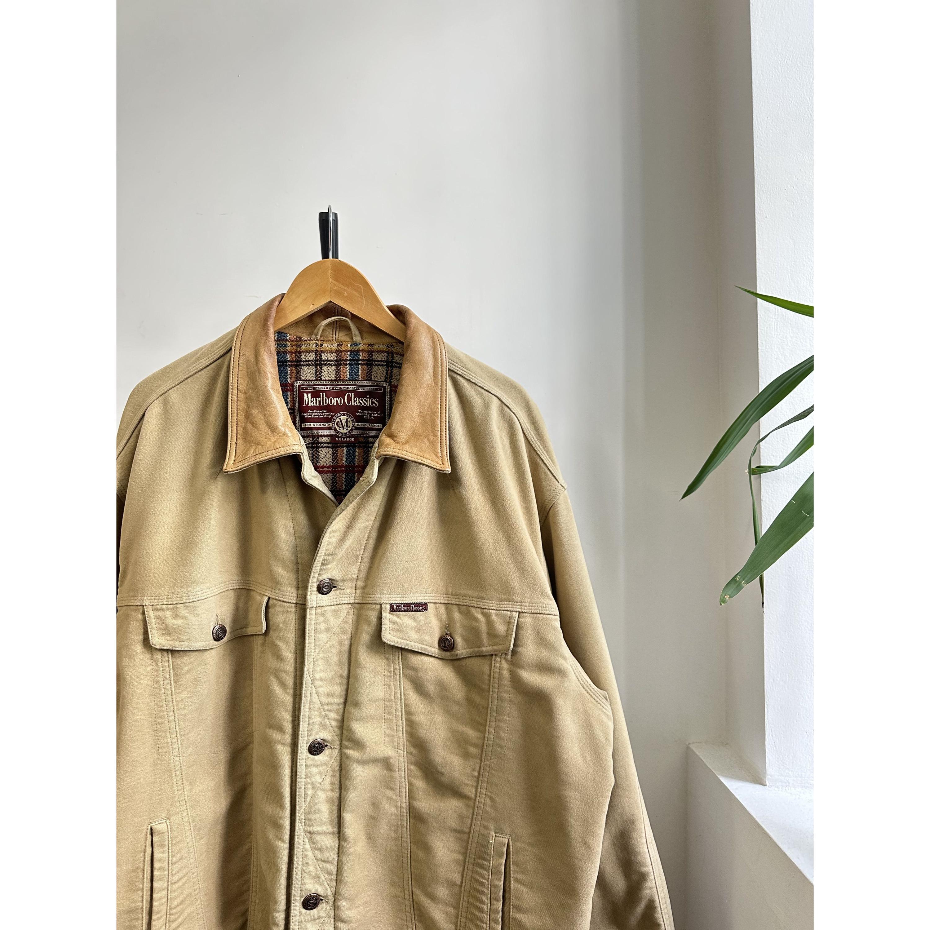 Marlboro Classics ロングコート EU50 ロングコート メンズ ハーフコート 春コート イタリアンカラー