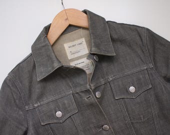 Helmut Lang 1999 Vintage Denim Gray Jacket Women's XS - Etsy