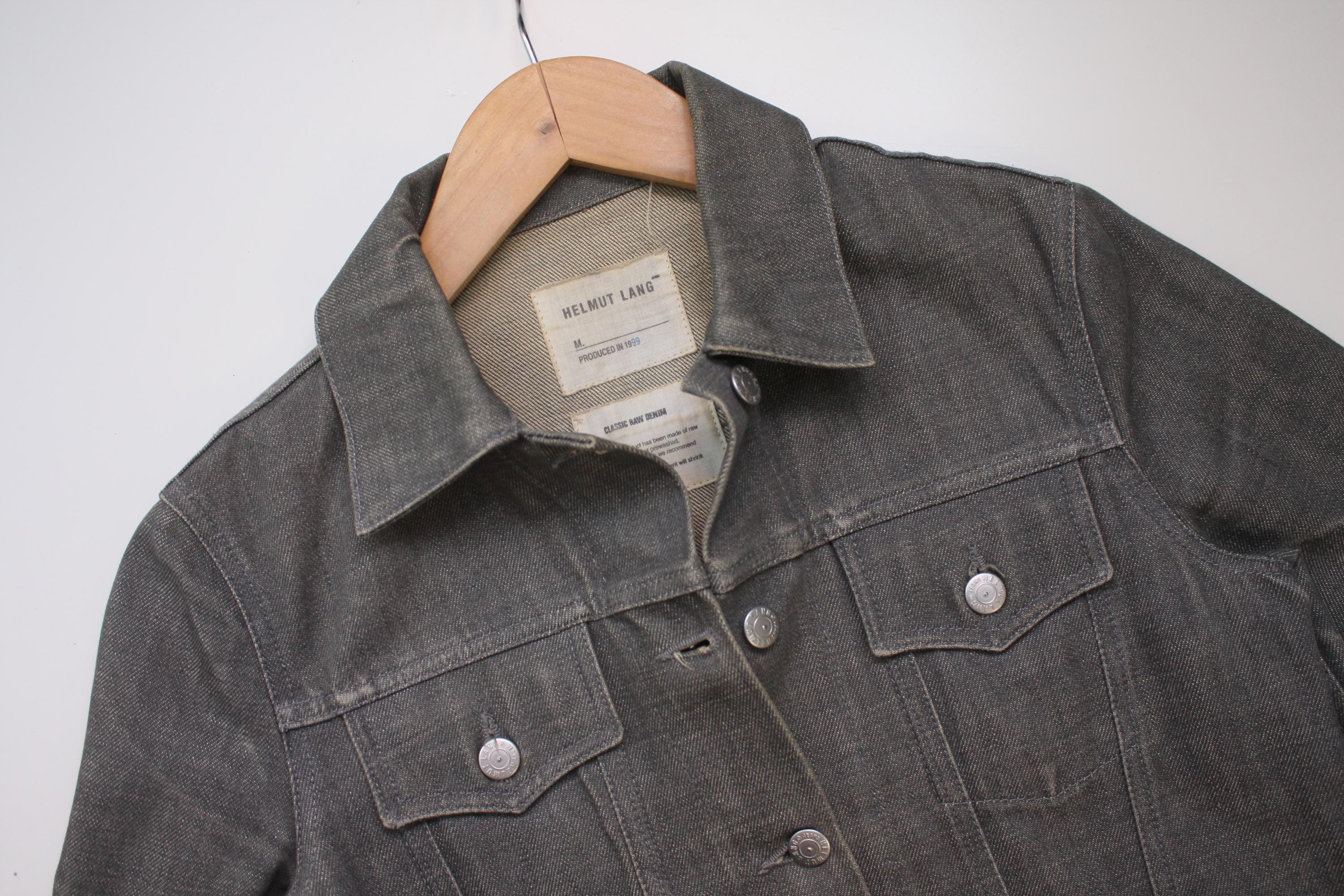 Helmut Lang 1999 Vintage Denim Gray Jacket Women's XS - Etsy
