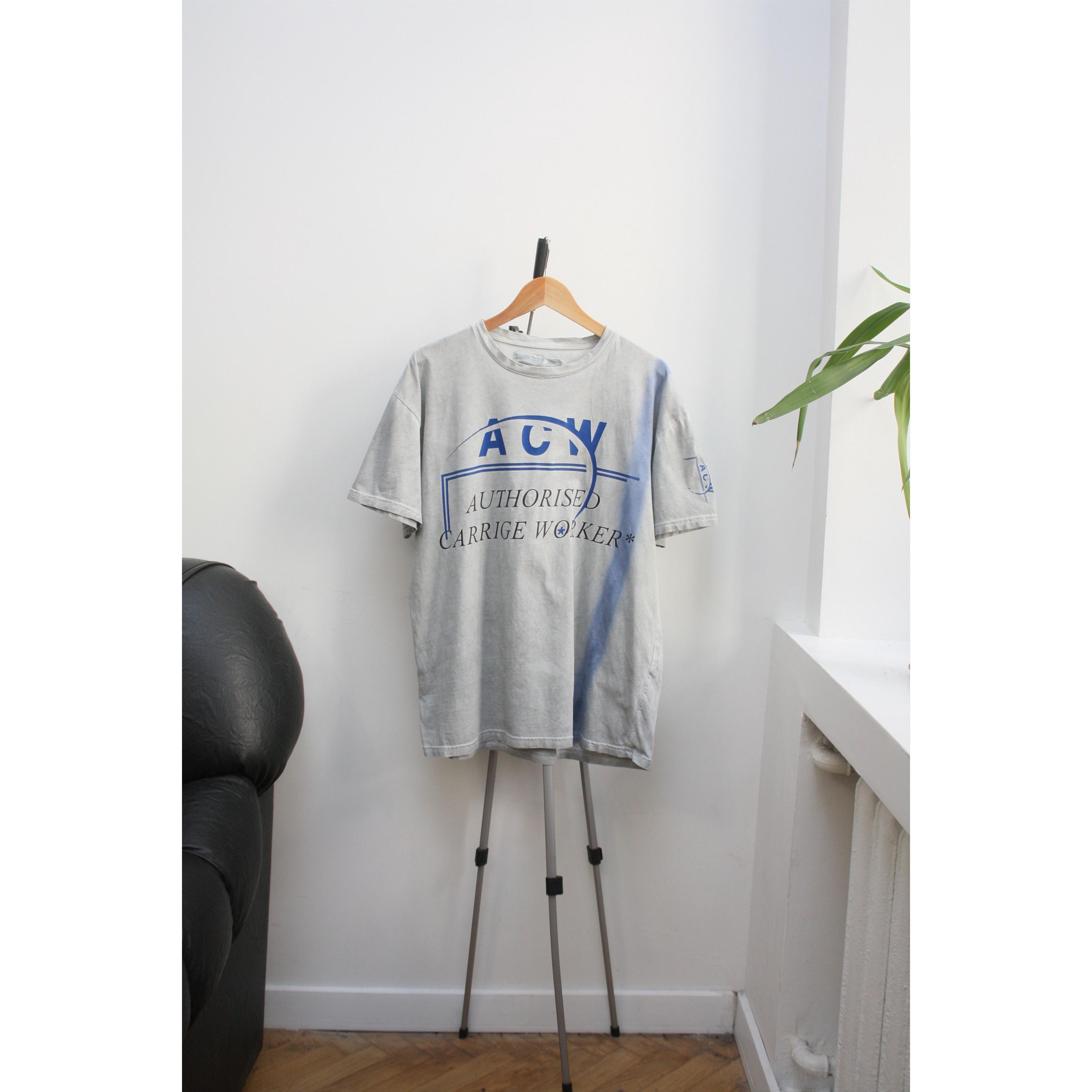 A-COLD-WALL* Authorised Carriage Worker T-shirt Large ACW - Etsy
