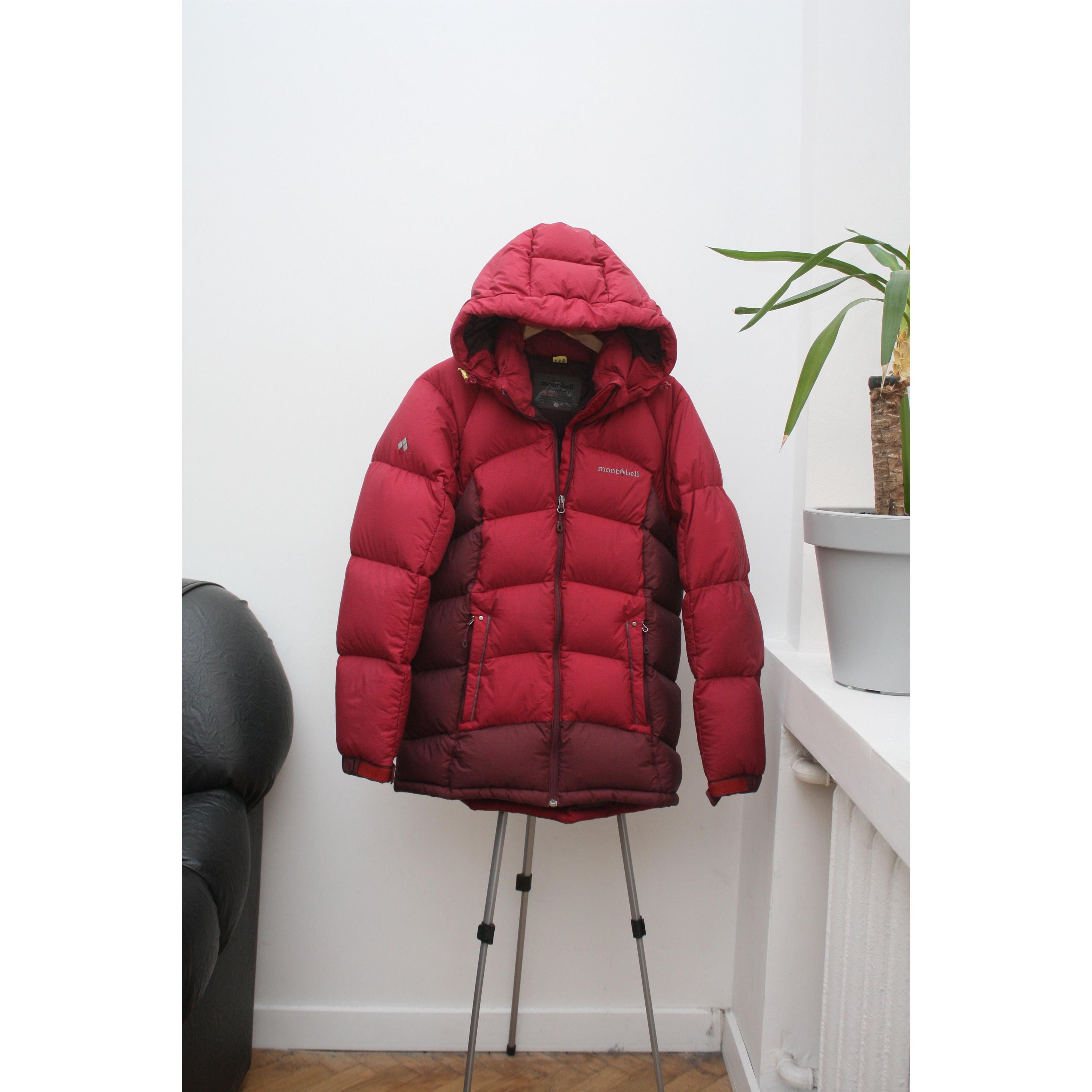 Montbell Burgundy Red Puffer Down Jacket Men's Medium - Etsy Israel