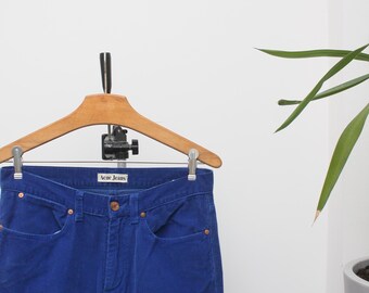 Pantalones de pana azul Acne Jeans Max 31/34