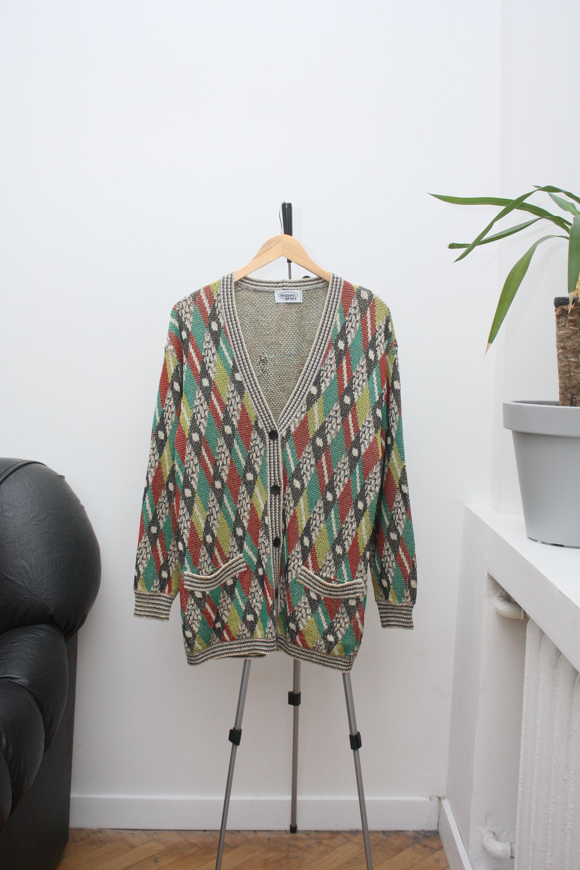 Missoni Sport Vintage Knitted V-neck Cardigan Women's 38 - Etsy