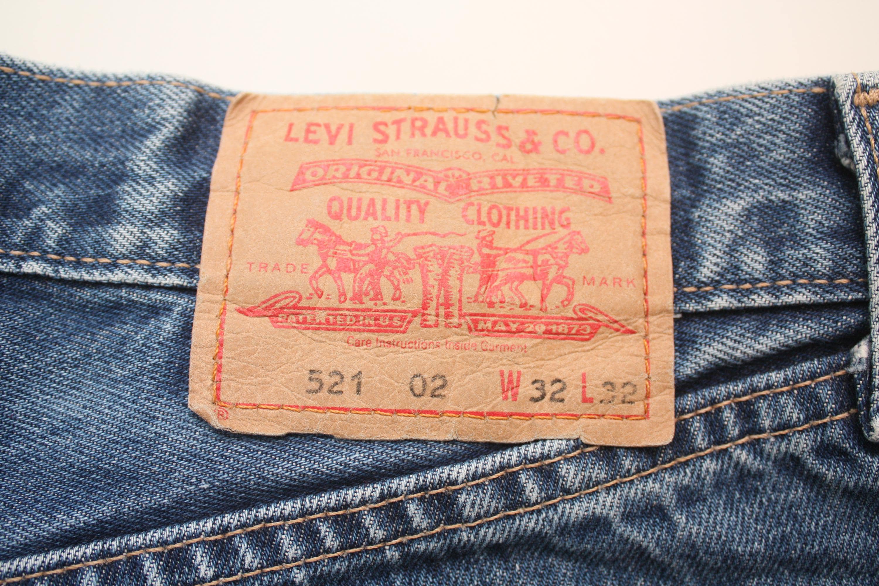 Levi's 521 02 W32L32 Denim Blue Jeans - Etsy UK