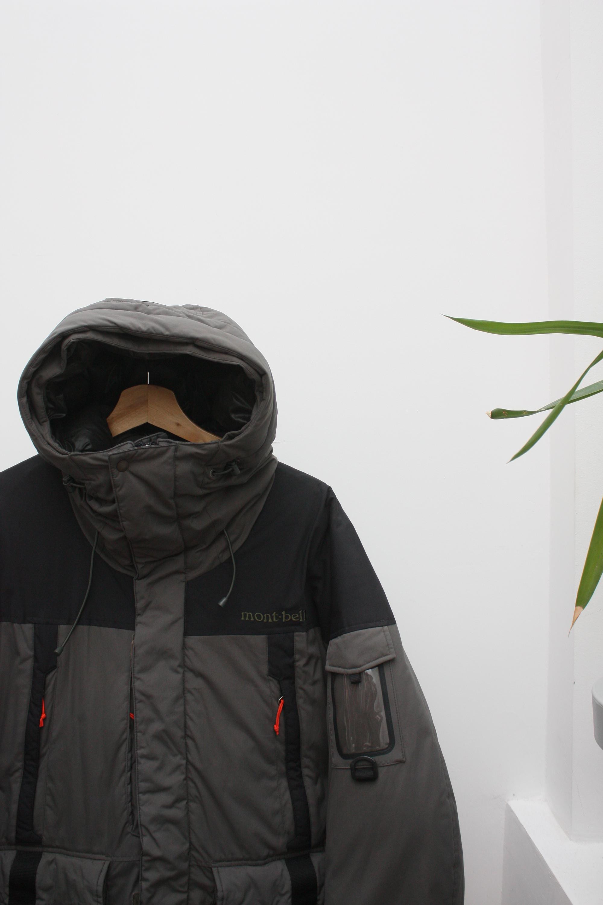 モンベル グレー パファー ダウン パーカー メンズ ミディアム - Etsy 日本