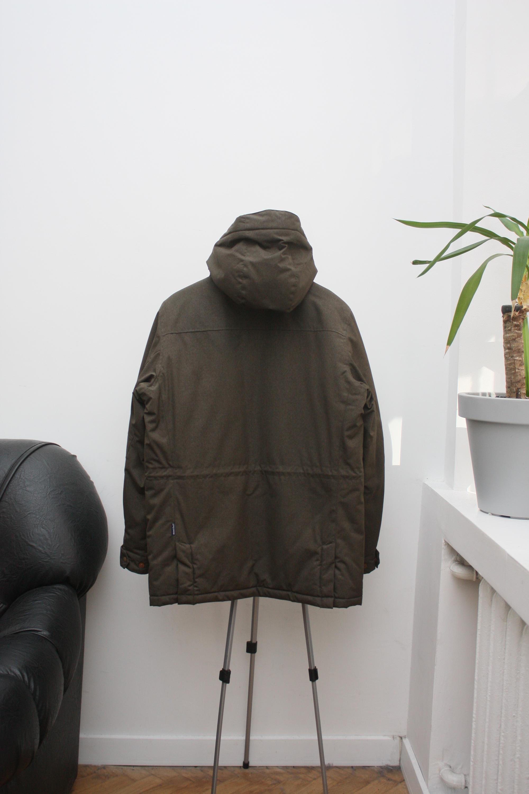 Montbell Olive Green Puffer Down Parka Men