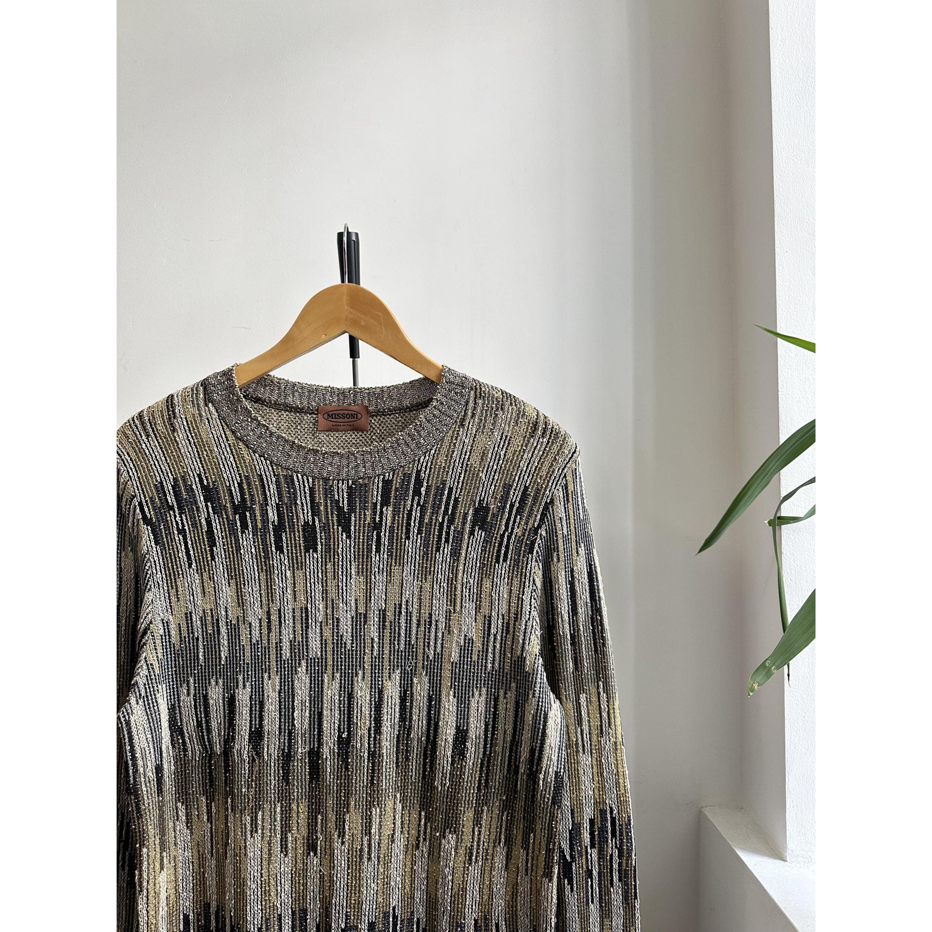 Missoni Multicolor Knitted Sweater Men's 50