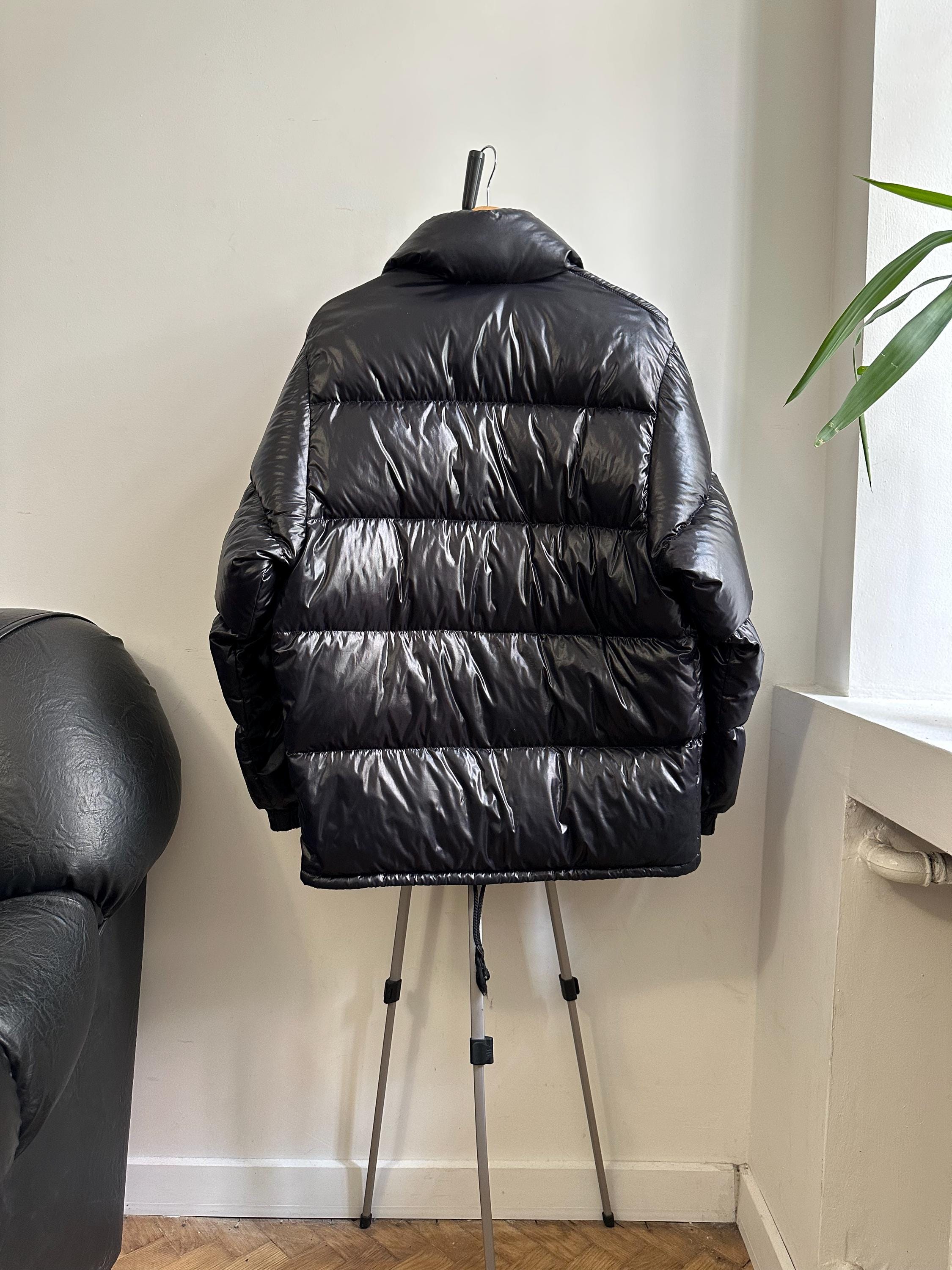 Moncler Grenoble Vintage Black Puffer Down Jacket - Etsy