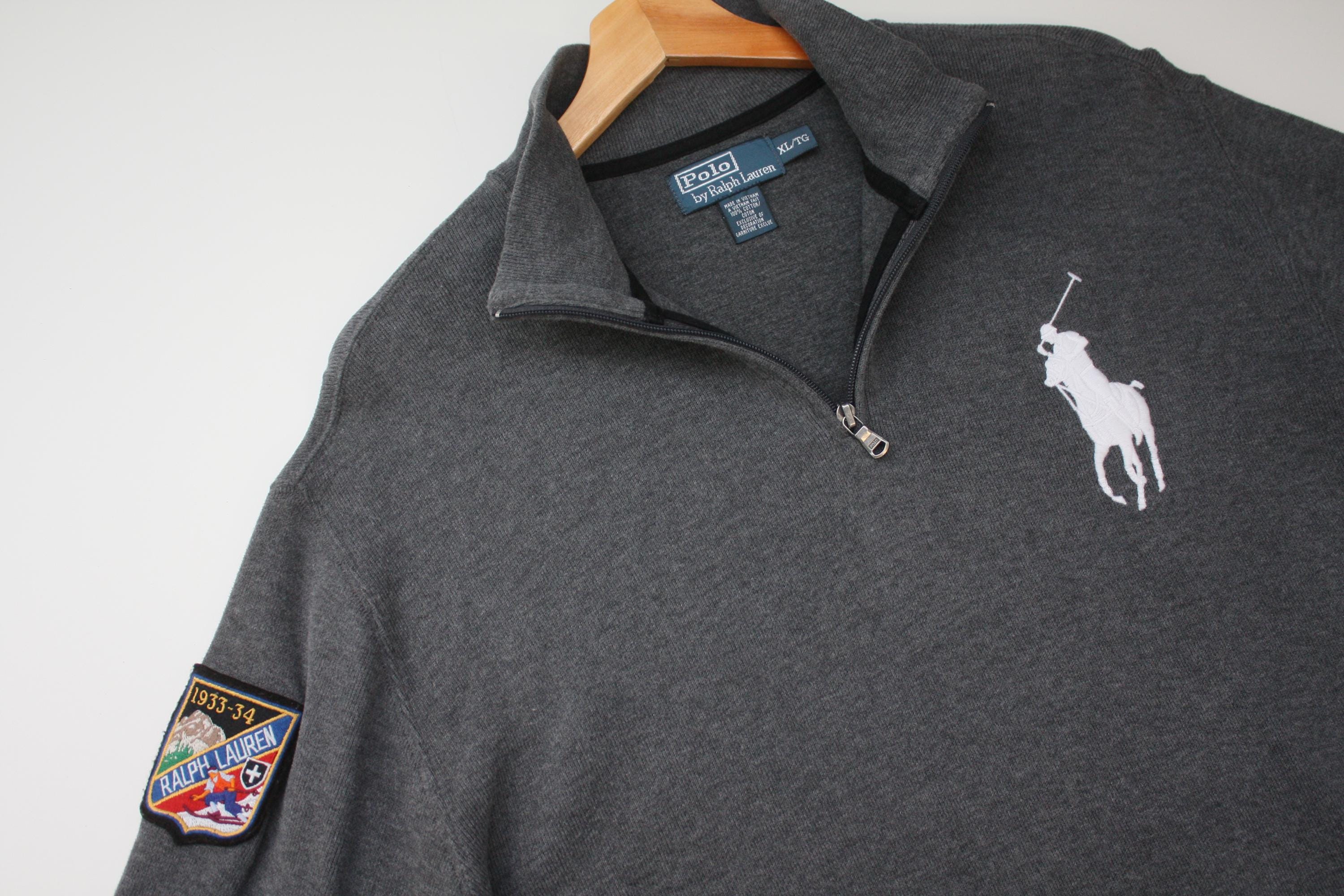 Polo Ralph Lauren 1933-34 Ski Patch Snap-t Pullover XL - Etsy