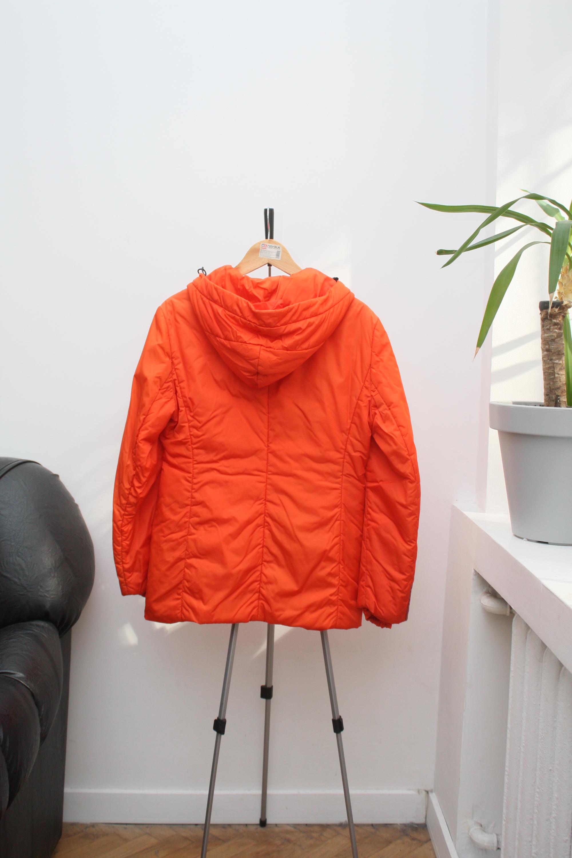 Prada Orange Puffer Women's Vintage Jacket 40 Made in Italy - Etsy