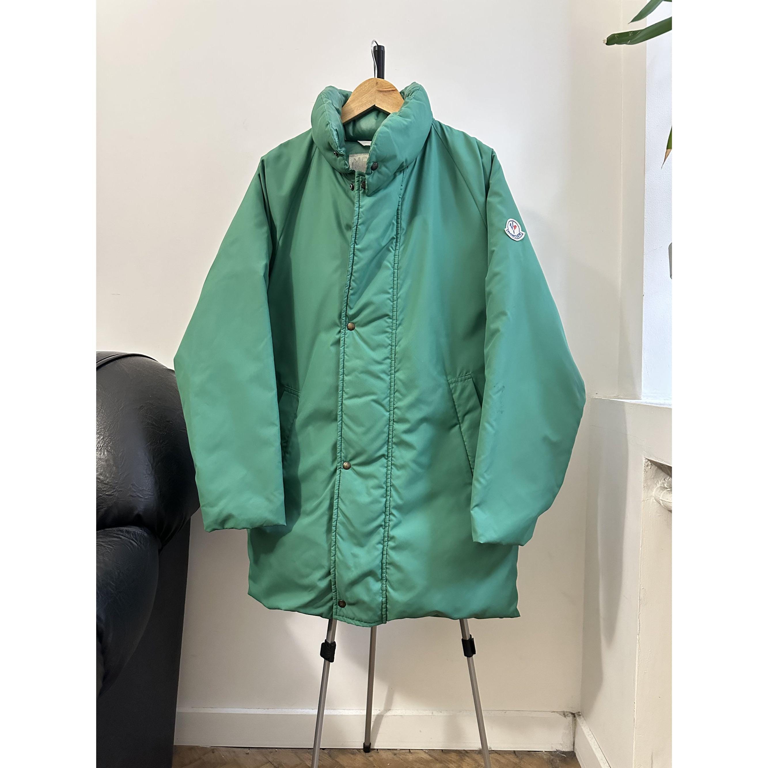 Moncler Green Goose Down Jacket - Etsy