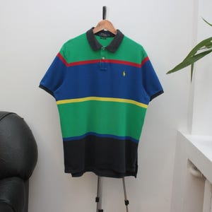 Polo Ralph Lauren Vintage Jamaica Multicolor Tee XL Men's - Etsy
