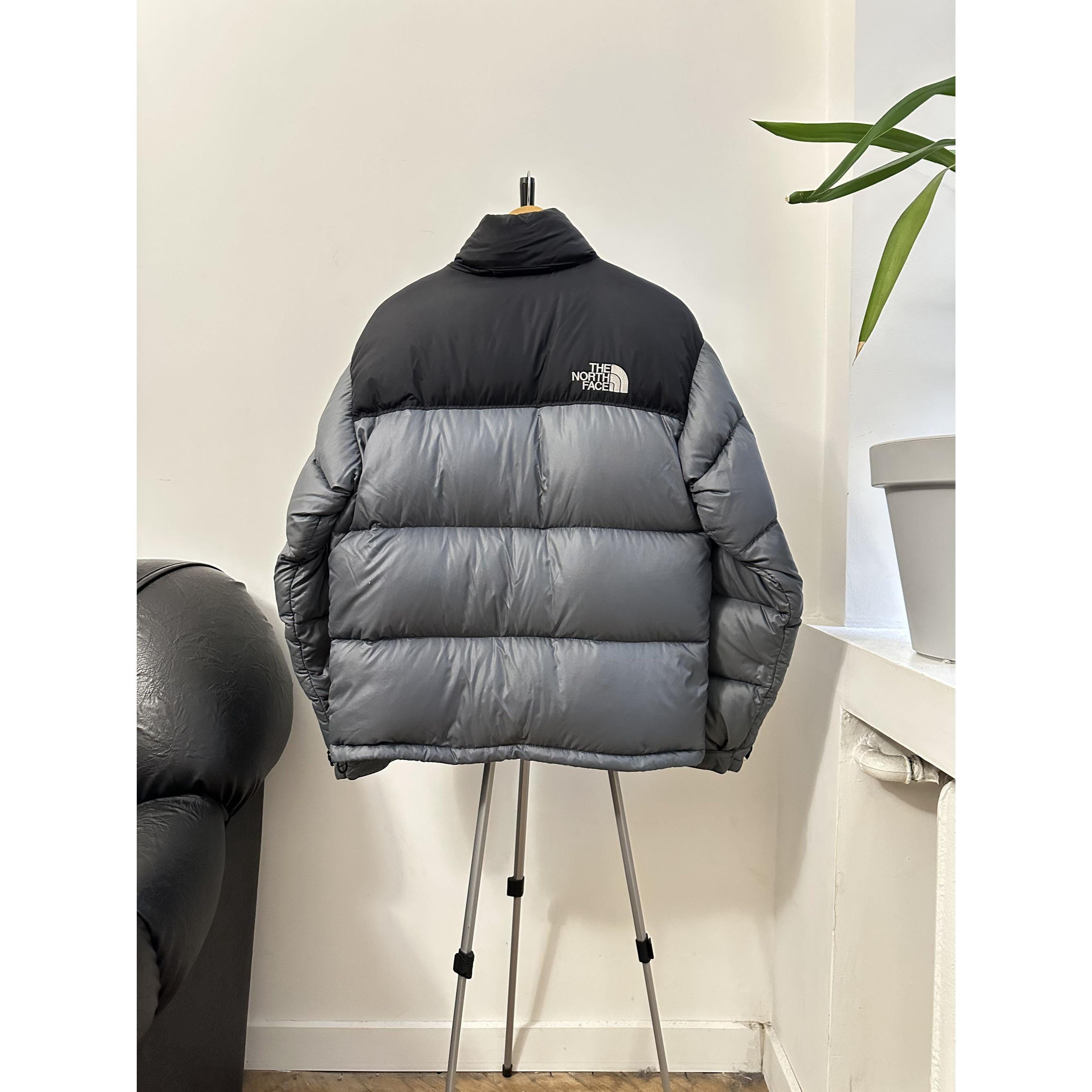 The North Face 1996 Retro Nuptse Jacket Grey Puffer Down 700 - Etsy