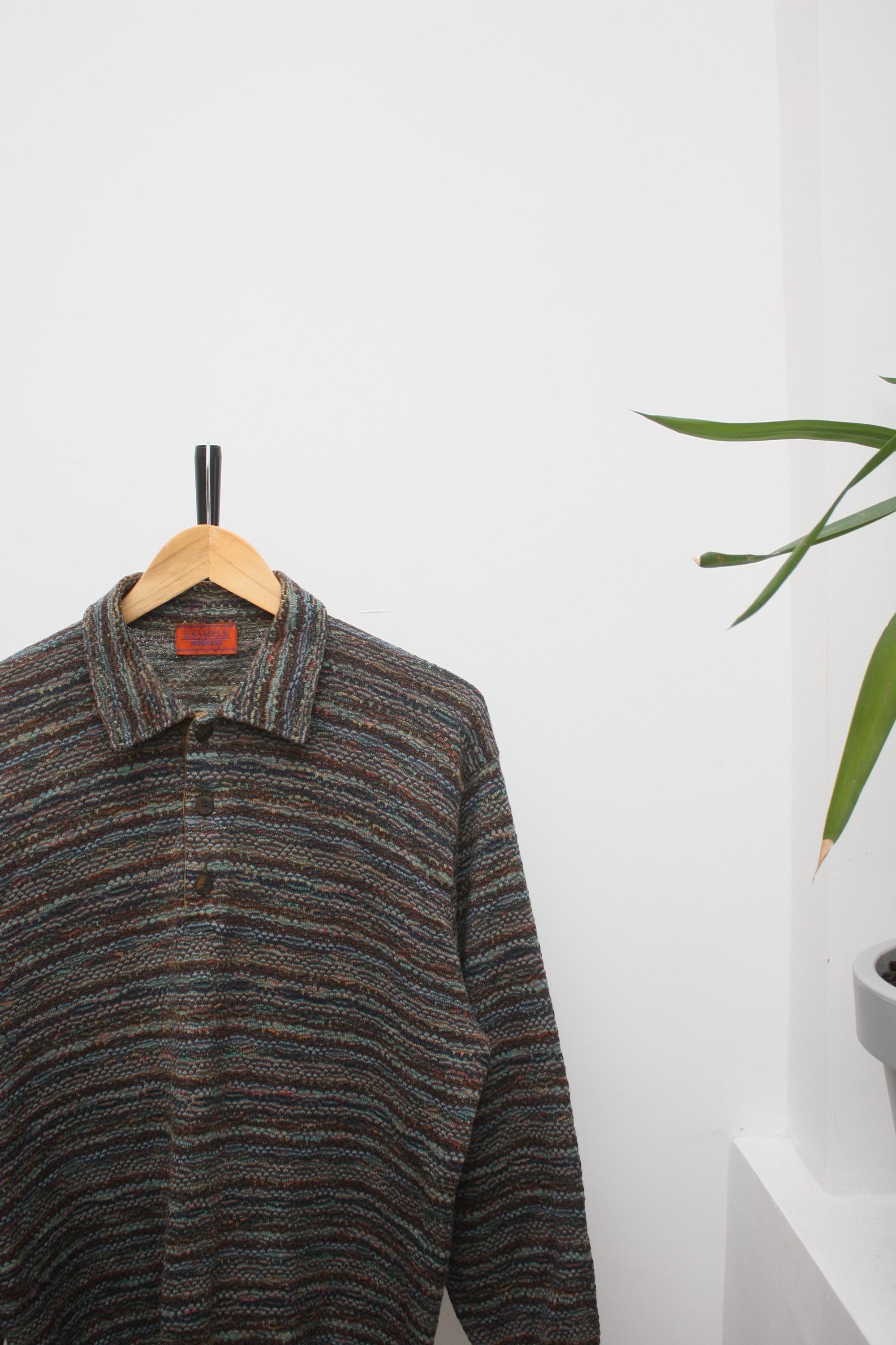 Missoni Example Vintage Multicolor Knitted Pullover Sweater - Etsy