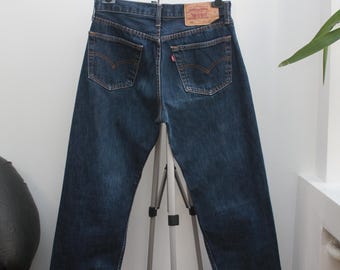Levi's 501 Vintage Denim Jeans W33L32 Made in UK - Etsy