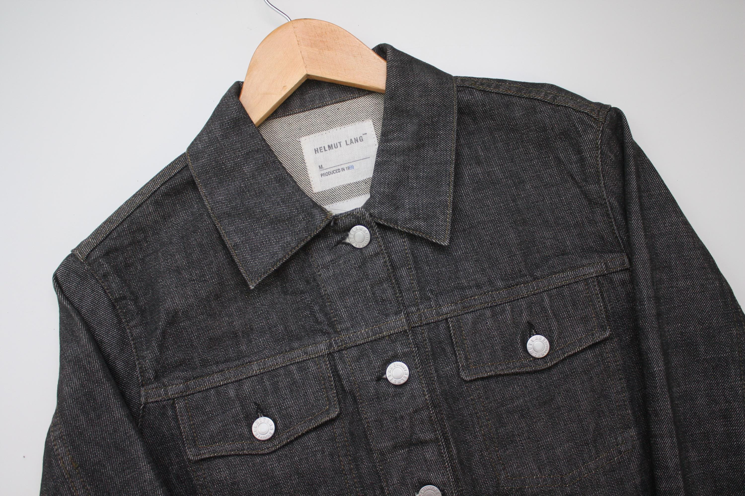 Helmut Lang 1999 Classic Denim Grey Jacket 44 Made in Italy - Etsy