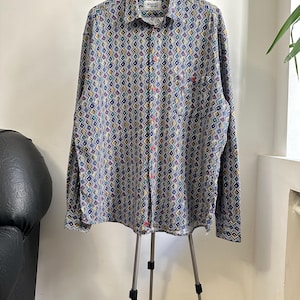 Missoni Sport Vintage Mehrfarbiges Hemd Made In Italy XL