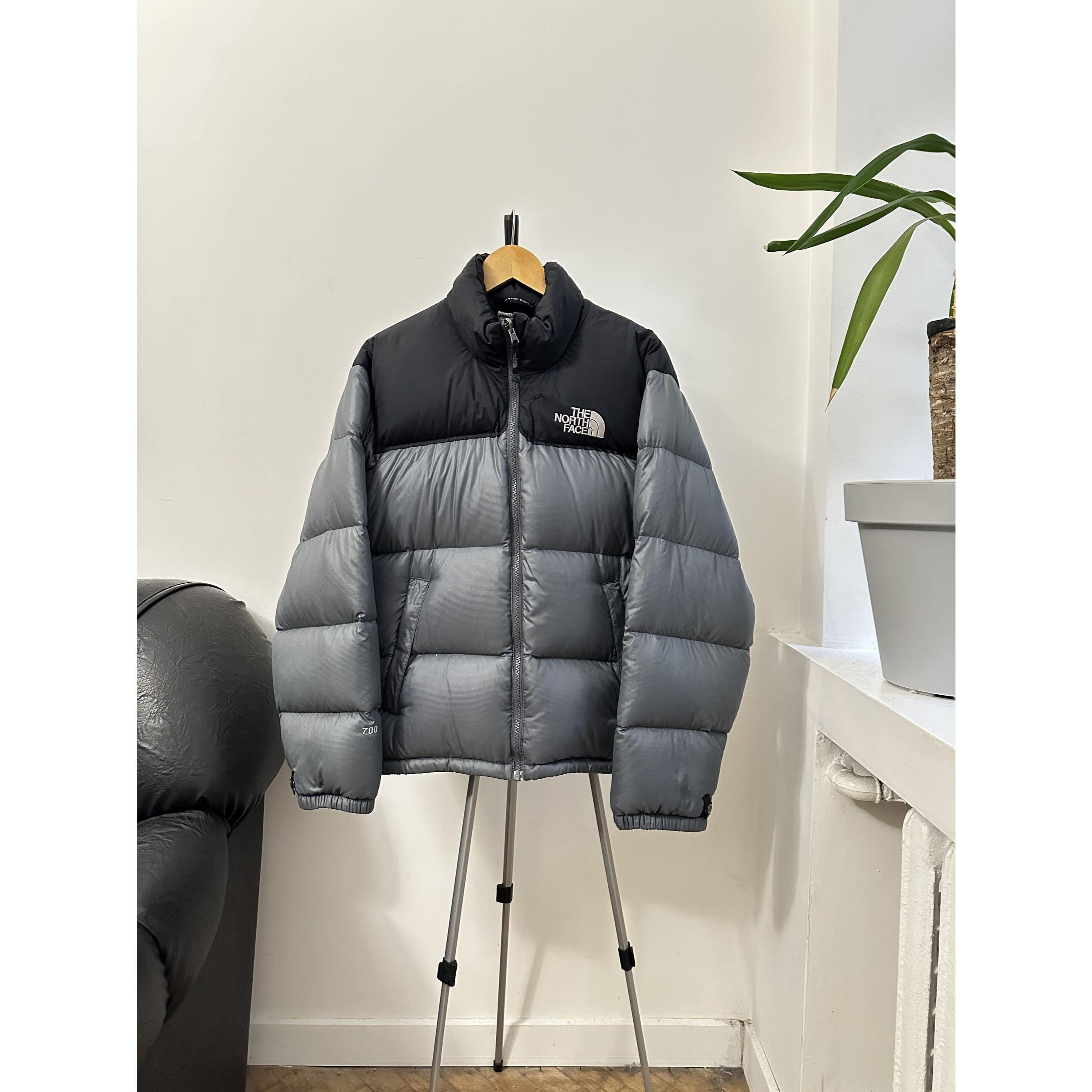 The North Face 1996 Retro Nuptse Jacket Grey Puffer Down 700 - Etsy